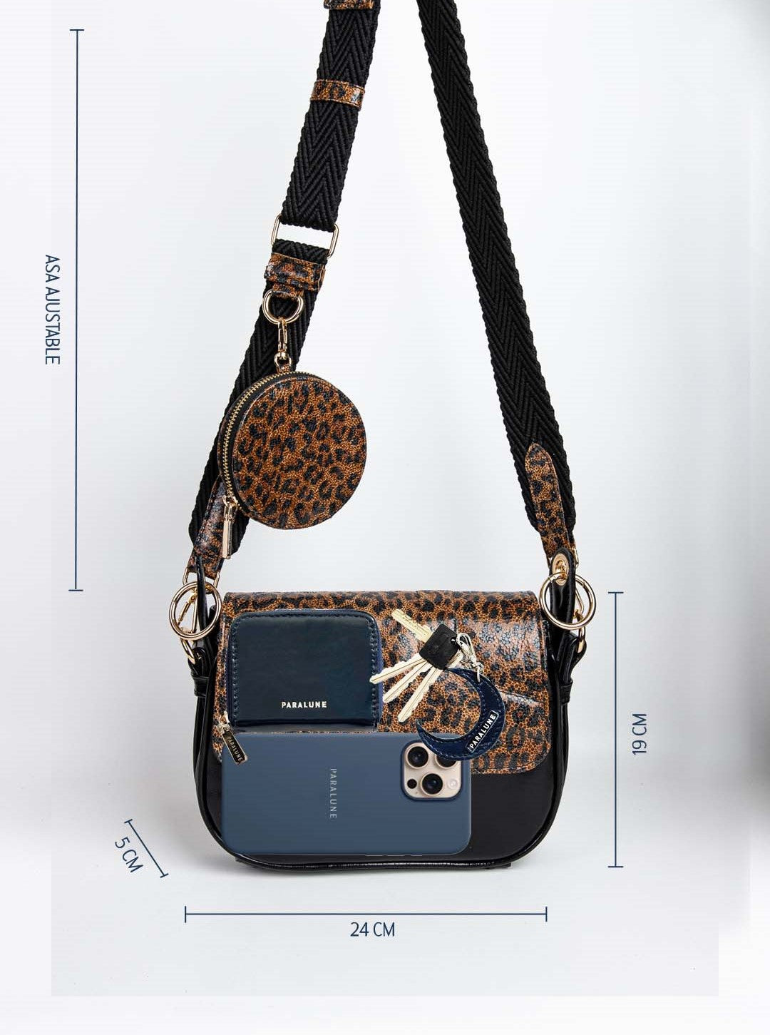 Crescente Bag Animal Print