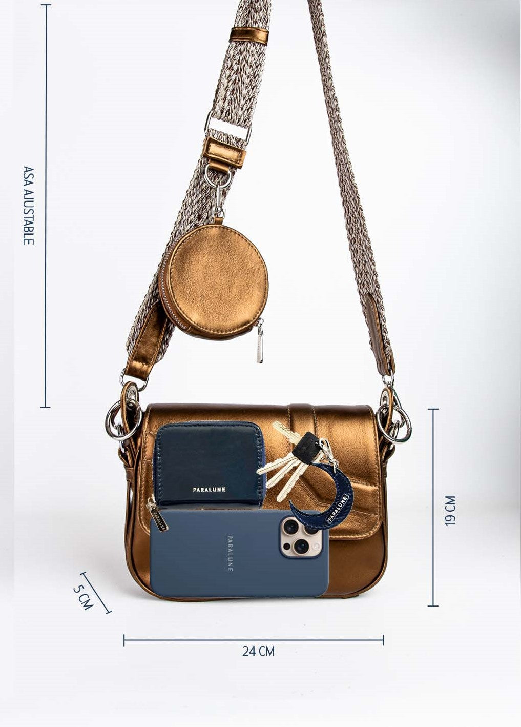 Crescente Bag Copper