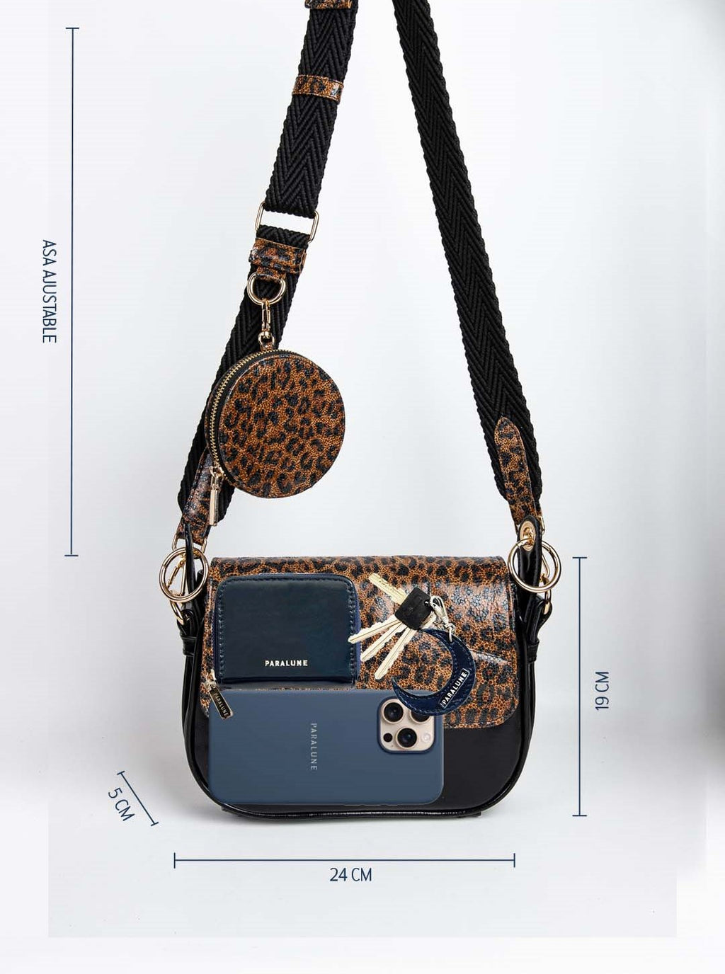 Crescente Bag Animal Print